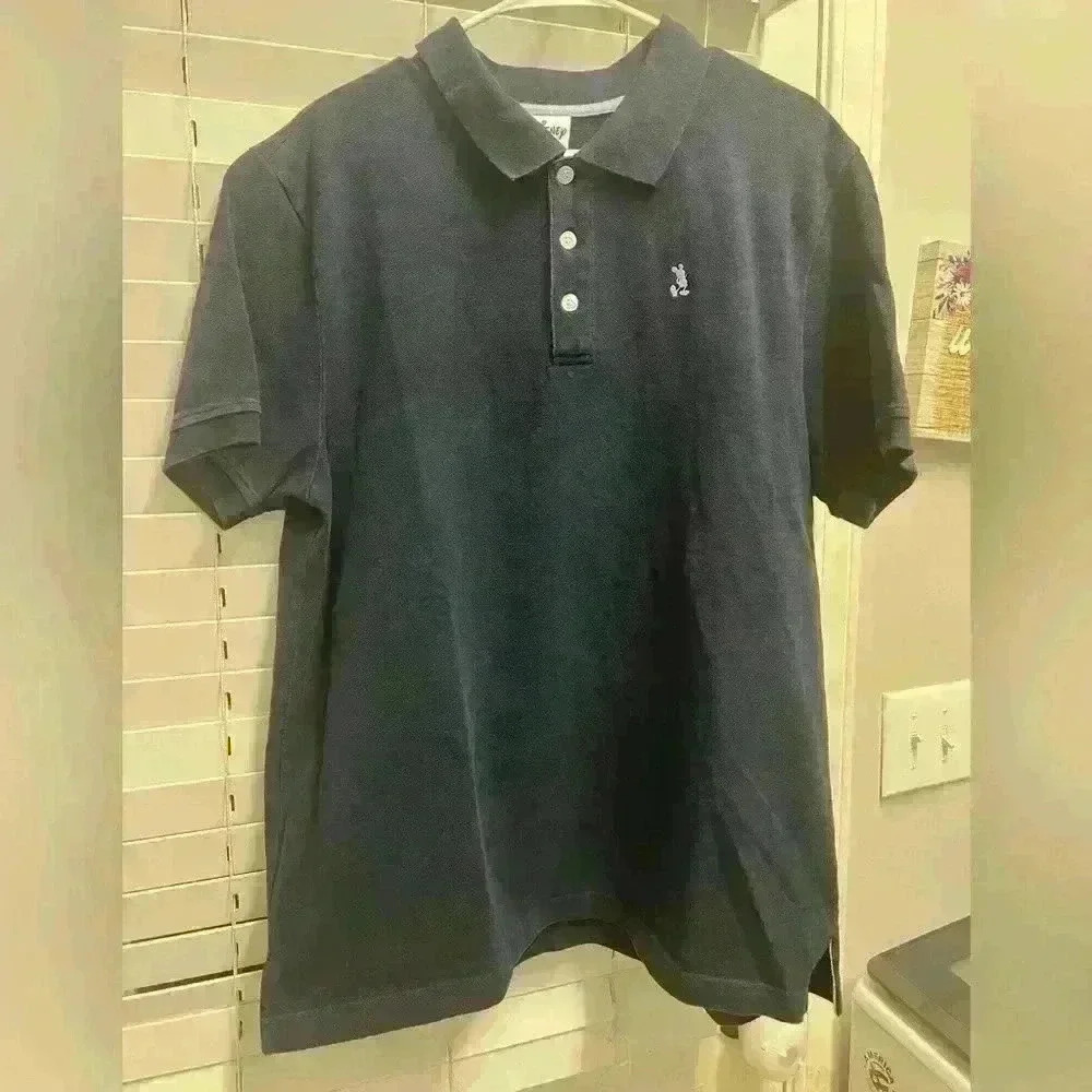 Mickey Mouse Collared Shirt Men’s Size Large